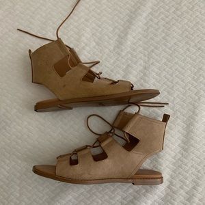 Report lace up sandals
